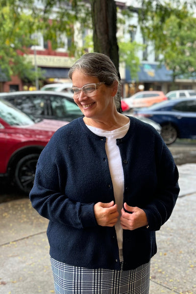 Elsie Everyday Cardigan - Navy