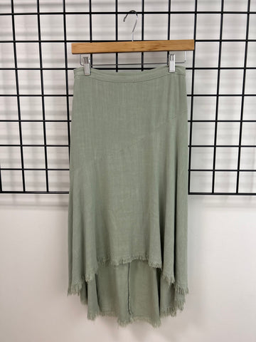 Size Medium Sage Midi Skirt