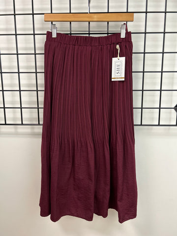 Size Small Burgundy Maxi Skirt