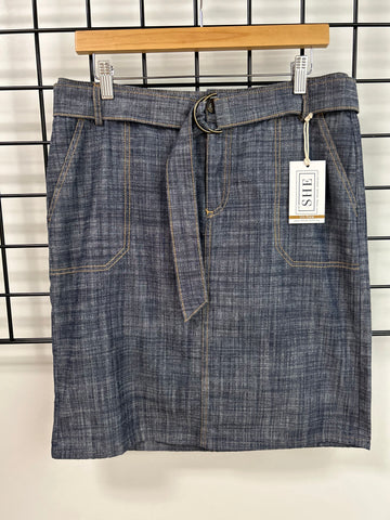 Size 10 Midi Belted Skirt