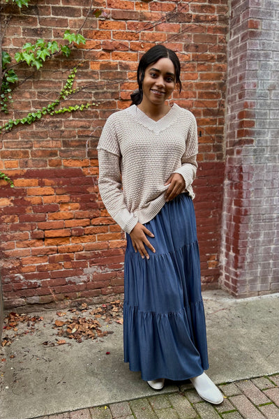 Mira Reversible Knit Sweater