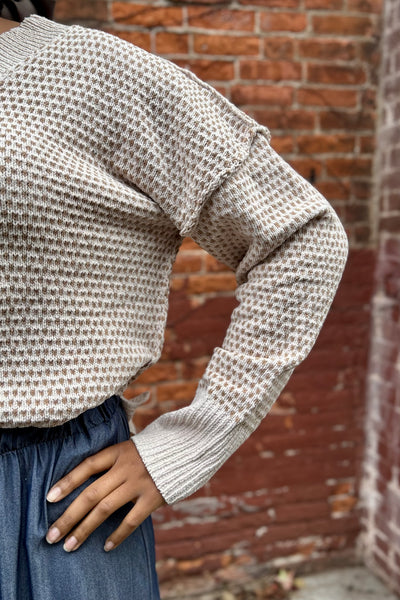 Mira Reversible Knit Sweater
