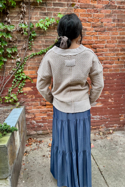 Mira Reversible Knit Sweater