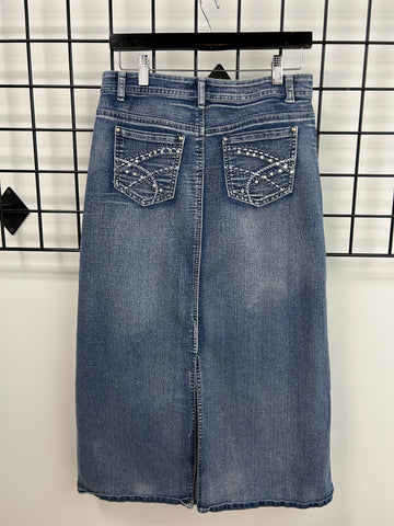 Size 10 Denim Maxi Skirt