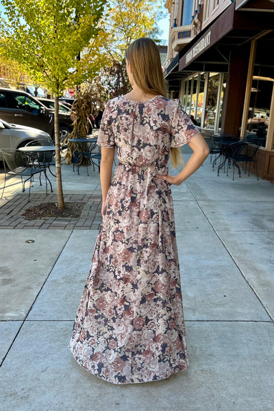 Heidi Chiffon Floral Maxi Dress