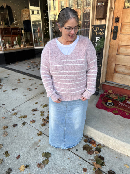 Cozy Sweater - Dusty Rose