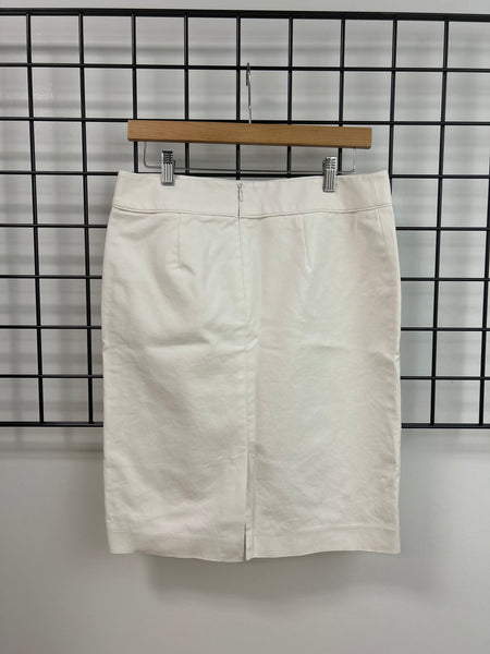 Size 6 White Pencil Skirt