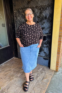 Amanda Denim Skirt - Light Wash