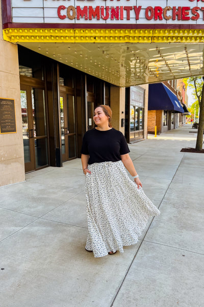 Florance Tiered Maxi Skirt