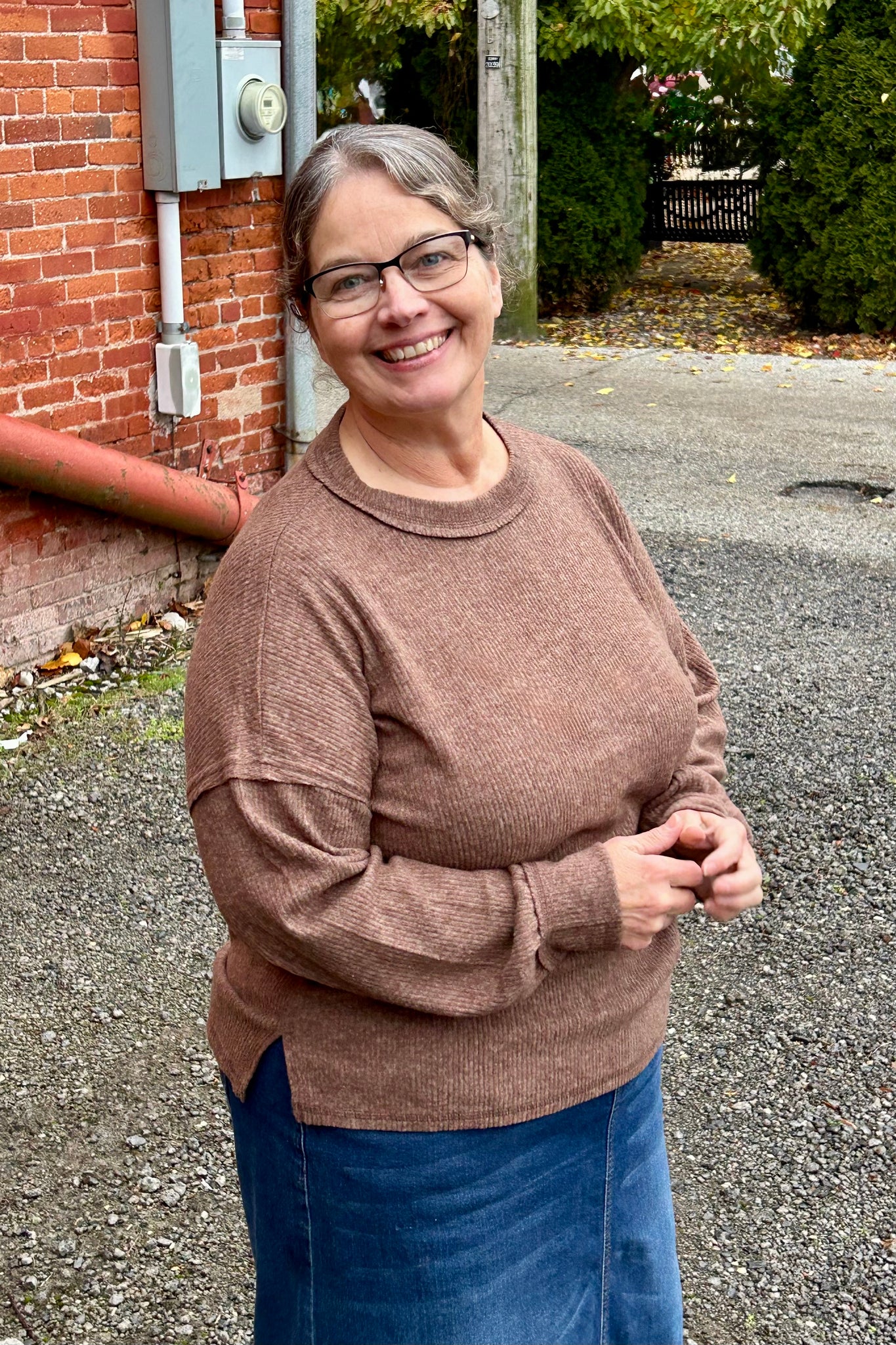 Cassey Cozy Top - Brown - Restock coming SOON