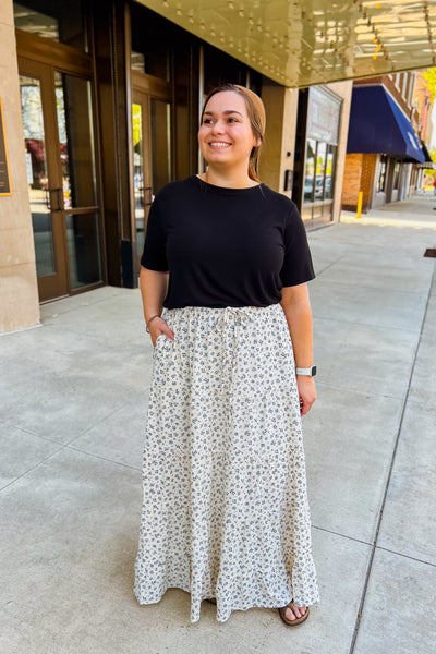 Florance Tiered Maxi Skirt