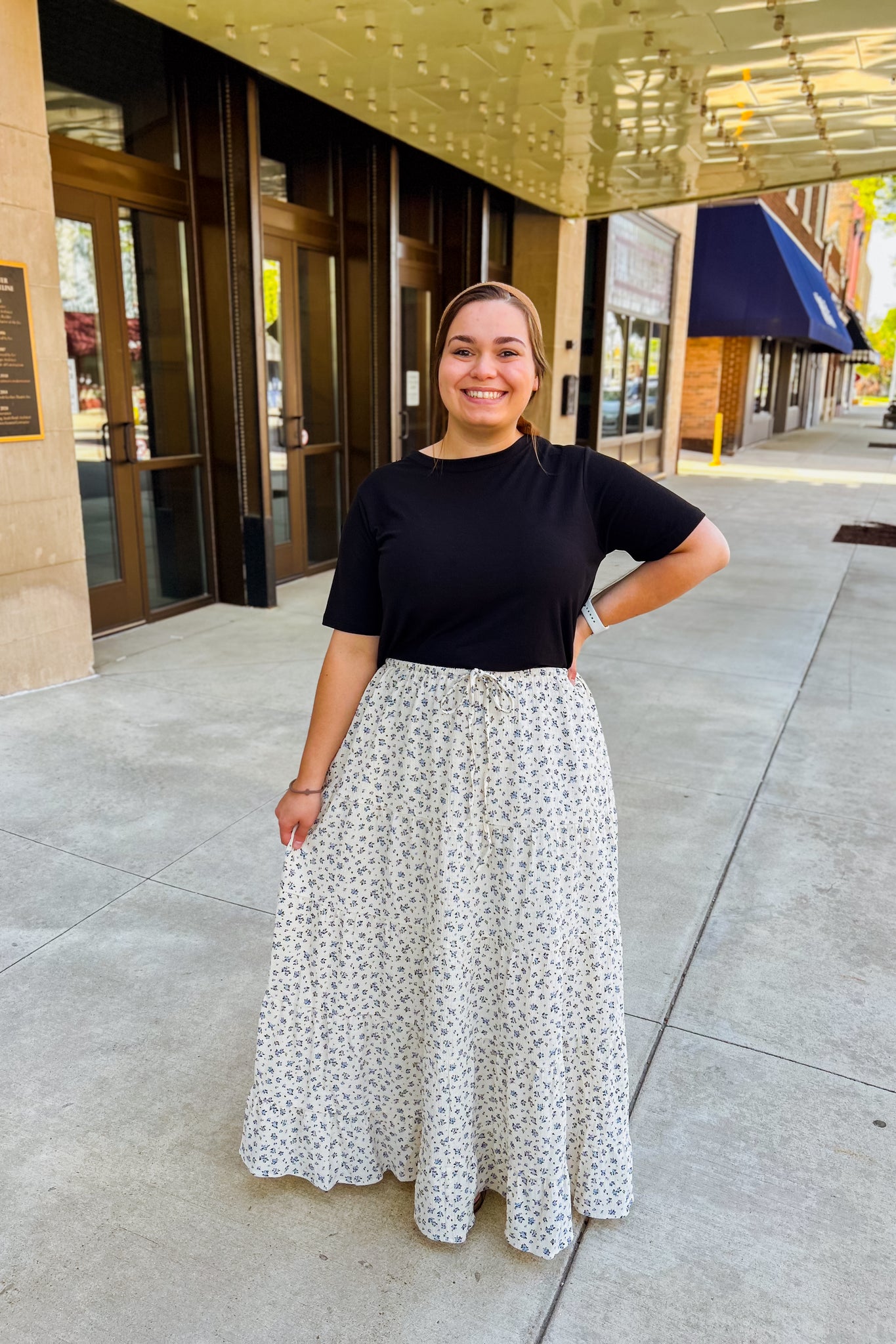 Florance Tiered Maxi Skirt