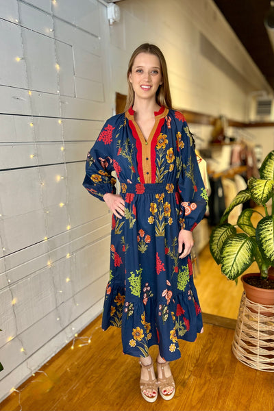 Midnight Flowers Dress