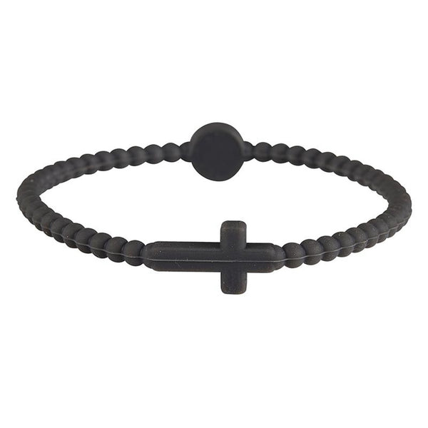 Silicone Cross Bracelet