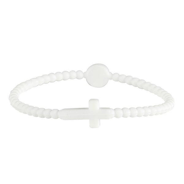 Silicone Cross Bracelet