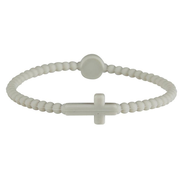 Silicone Cross Bracelet