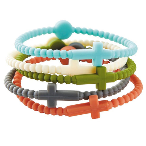 Silicone Cross Bracelet