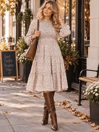 Cindy Smocked Midi Dress