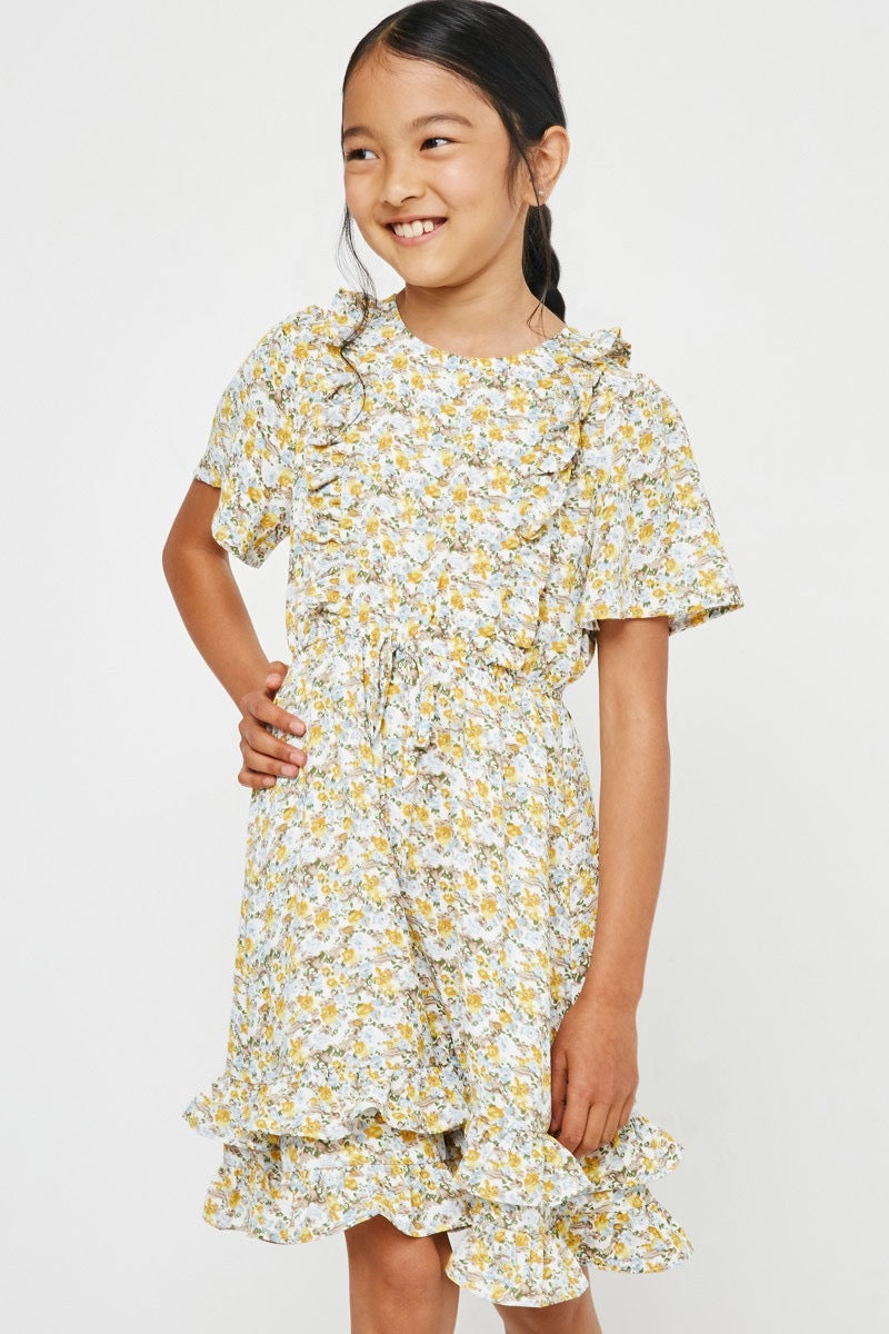 Penny Girls Ruffle Dress