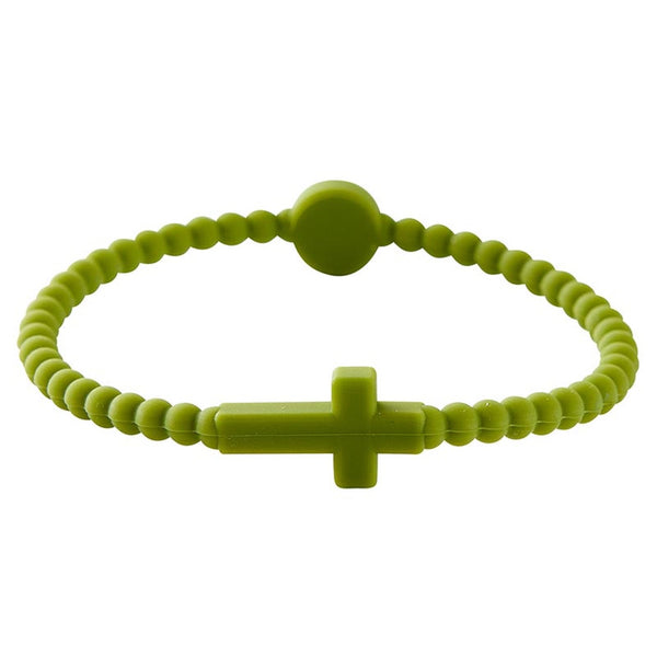 Silicone Cross Bracelet