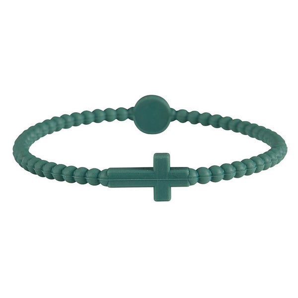 Silicone Cross Bracelet