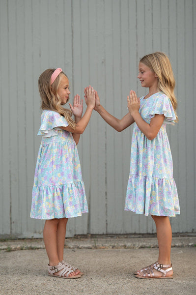 Emmy Pastel Floral Dress