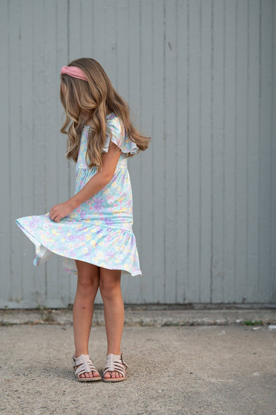 Emmy Pastel Floral Dress