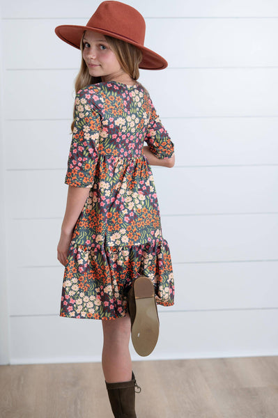 Meadow Flower Fields Girls Dress