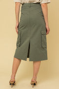 Cargo Skirt - Olive