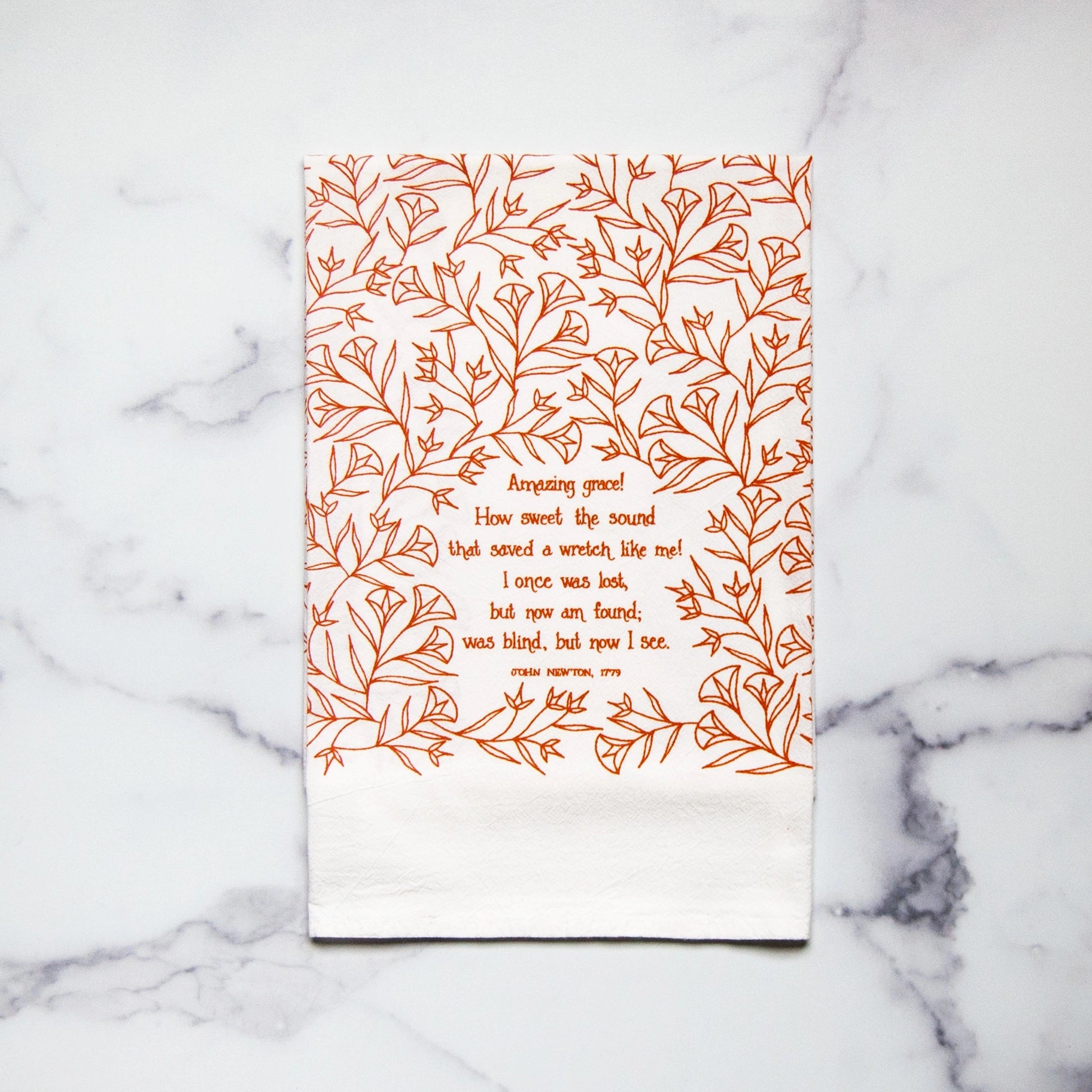 Hymn Tea Towel - Amazing Grace