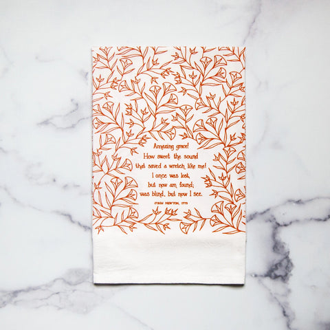 Hymn Tea Towel - Amazing Grace