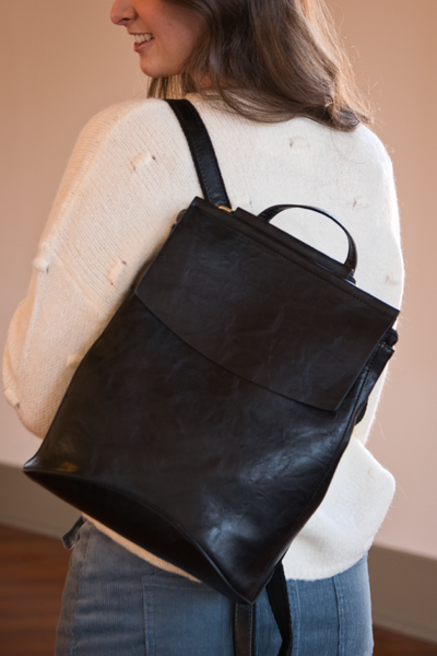 Convertible Backpack - Black